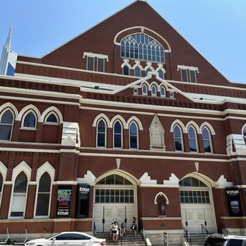 Ryman Auditorium - Historical Ryman Auditorium is a Gothic Revival Church built in 1892. - Music Venues Near Me - Nashville, Tennessee
