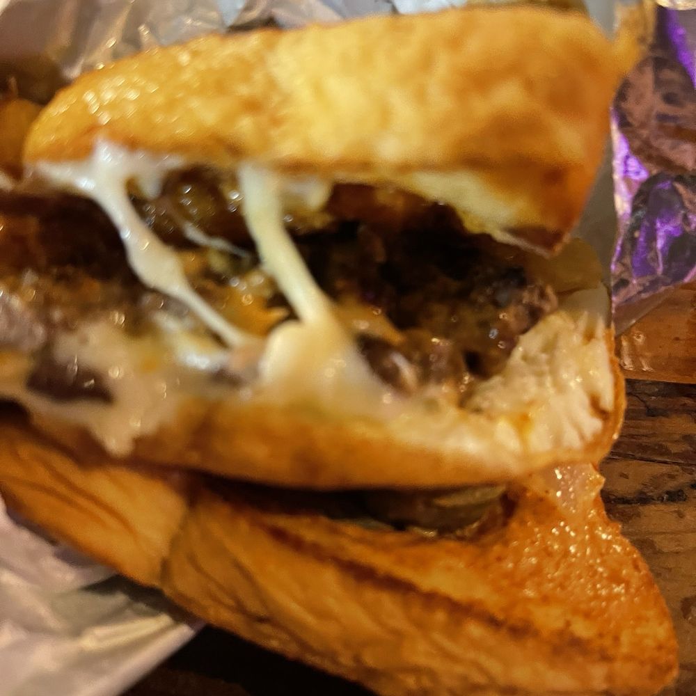 SluttyMelt with jalapeños and a fried egg. SluttyMelt with jalapeños and a fried egg.