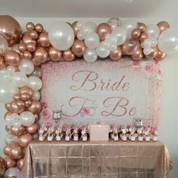 Mayra's Balloon Decor & More - Rose gold balloon garland. - Balloon Services Near Me Mayra's Balloon Decor & More - Rose gold balloon garland. - Balloon Services Near Me
