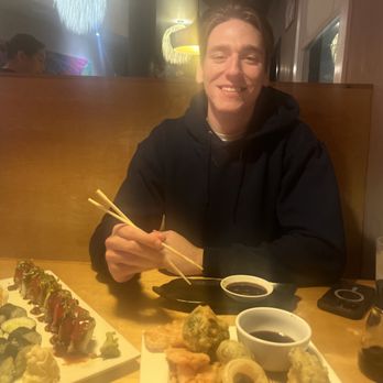 Origami Restaurant - My bf trying our spread - Sushi Bars Near Me - New Orleans, Louisiana Origami Restaurant - My bf trying our spread - Sushi Bars Near Me - New Orleans, Louisiana