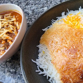Maydoon - Gheymeh dish is beef and split peas to be served over your rice. - Persian/Iranian Near Me - Sacramento, California Maydoon - Gheymeh dish is beef and split peas to be served over your rice. - Persian/Iranian Near Me - Sacramento, California