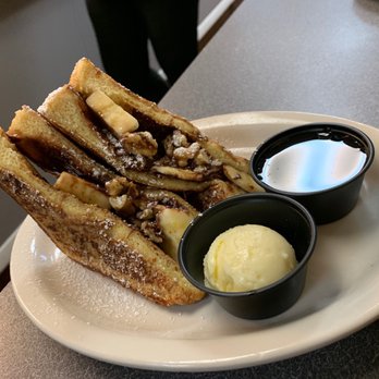 Omelette & Waffle Cafe - Banana Nut French Toast - Breakfast & Brunch Near Me - Plymouth, Michigan Omelette & Waffle Cafe - Banana Nut French Toast - Breakfast & Brunch Near Me - Plymouth, Michigan