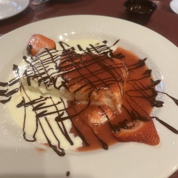 Pasta Max Cafe - Strawberry Cheesecake with chocolate drizzle - Italian Near Me - McDonough, Georgia Pasta Max Cafe - Strawberry Cheesecake with chocolate drizzle - Italian Near Me - McDonough, Georgia