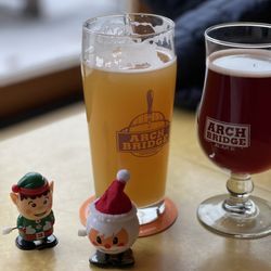 Arch Bridge Tap House - Frosty beer inside, frosty roads outside.