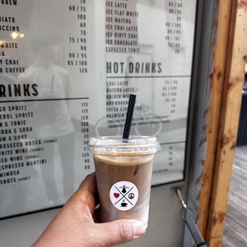 coffee cube - Iced americano with almond milk. Yum! - Coffee & Tea Near Me - Prague, Puerto Rico coffee cube - Iced americano with almond milk. Yum! - Coffee & Tea Near Me - Prague, Puerto Rico
