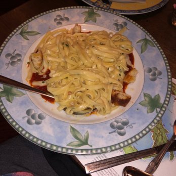 Marcella's - Fettechine Alfredo with meatball on side - Italian Near Me - Columbus, Ohio Marcella's - Fettechine Alfredo with meatball on side - Italian Near Me - Columbus, Ohio