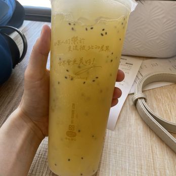 ComeBuy Tea - Passionfruit Kefir (30% sweetness) - so good and refreshing! - Bubble Tea Near Me - Seattle, Washington