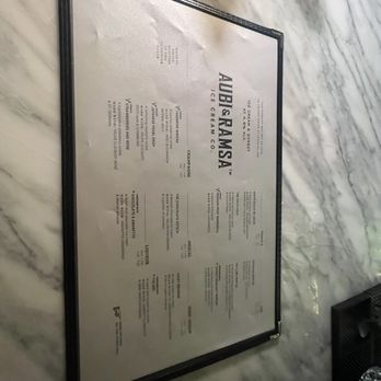 Aubi & Ramsa - Menu - Ice Cream & Frozen Yogurt Near Me - New York, New York Aubi & Ramsa - Menu - Ice Cream & Frozen Yogurt Near Me - New York, New York