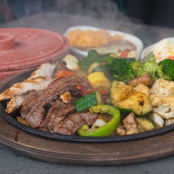 La Hacienda Ranch - a plate of meat and vegetables - Tex-Mex Near Me - Dallas, Texas