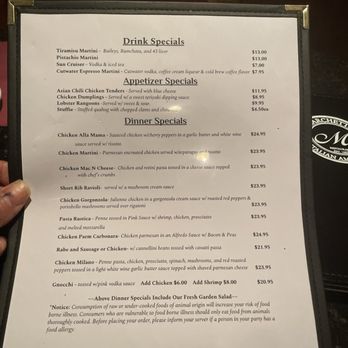 Marchetti's Restaurant - Saturday dinner special menu - Italian Near Me - Cranston, Rhode Island Marchetti's Restaurant - Saturday dinner special menu - Italian Near Me - Cranston, Rhode Island