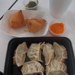 Chicken Momo Bowl
