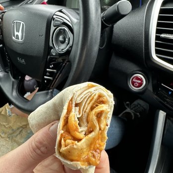 Taco Bell - Suppose to be a chili cheese but really old tortilla and very little inside.   Unbelievable - Fast Food Near Me - Dickinson, North Dakota