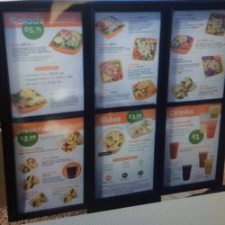 Salad and Go - Menu board- summer corn chowder soup