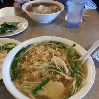unPhogettable - My chicken Mi Ga and my boyfriends beef Pho. Scrumptious!!! - Vietnamese Near Me - Mesa, Arizona