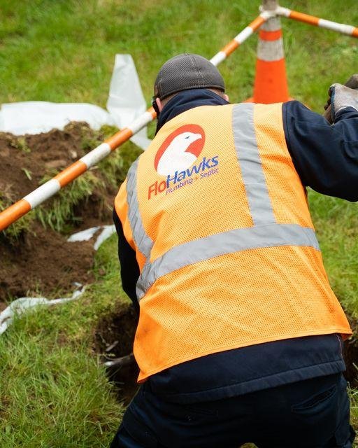 Slide of FloHawks Plumbing and Septic