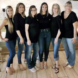 A & B Family Dentistry - From the Left: Ali (Office Manager), Gloria (Registered Dental Hygienist), Taylor (Certified Dental Assistant), Dr. Gombar (Dentist), Donna