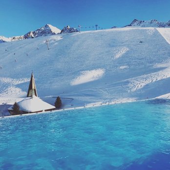 Hotel Mooshaus - View from the infinity pool. - Hotels Near Me - Kühtai, 7 Hotel Mooshaus - View from the infinity pool. - Hotels Near Me - Kühtai, 7