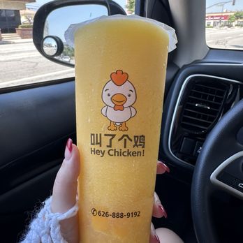 Hey Chicken - mango passion fruit slushie - Burgers Near Me - San Gabriel, California Hey Chicken - mango passion fruit slushie - Burgers Near Me - San Gabriel, California