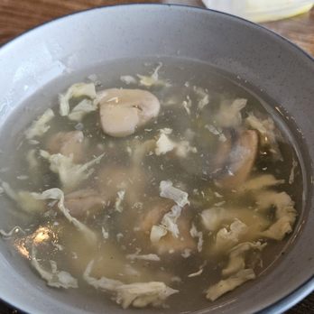 Canadian Thai - Egg drop soup with lunch - Thai Near Me - Toronto, Ontario