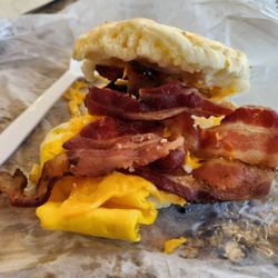 Sunrise Biscuit - Lotta bacon.