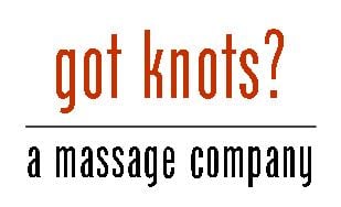 Got Knots? - A Massage Company Logo