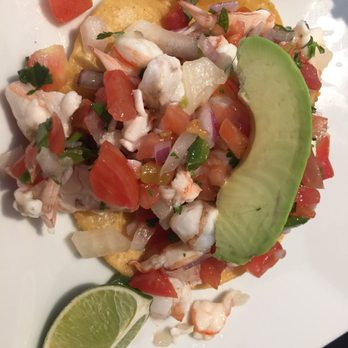 Lino's Mexican Cuisine - Shrimp ceviche tostada - Mexican Near Me - Bakersfield, California