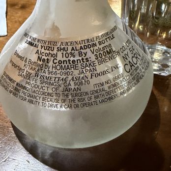 Ichika Sushi House - Sake ( Alzu Homer Aladdin Yuzu ) - Japanese Near Me - Brisbane, California Ichika Sushi House - Sake ( Alzu Homer Aladdin Yuzu ) - Japanese Near Me - Brisbane, California