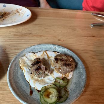 AMBAR Restaurant, Chicago - Lamb with tzatziki sauce and cucumber. Outstanding. - Desserts Near Me - Chicago, Illinois