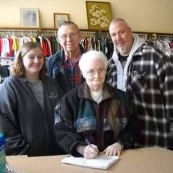 Westside Apostolate - Tarrah (left), Ed (back), Pat (front), Richard (right). Ed, Pat, and Richard have sadly passed away.