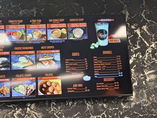 Menu photo 3 Corner Shawarma Rancho Cordova, CA Menu photo 3 Corner Shawarma Rancho Cordova, CA