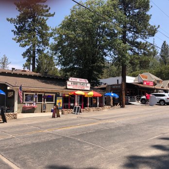 Rustic Theatre - the outside of a restaurant - Hot Dogs Near Me - Idyllwild, California Rustic Theatre - the outside of a restaurant - Hot Dogs Near Me - Idyllwild, California