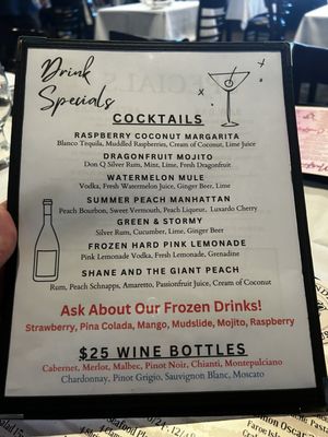 Menu photo 1 The Landing Steakhouse Matamoras, PA