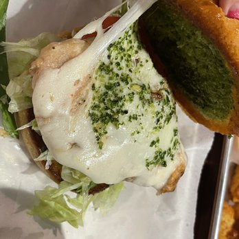 Tobacco Wood Brewing - Pesto Chicken Sandwich - Brewpubs Near Me - Durham, North Carolina Tobacco Wood Brewing - Pesto Chicken Sandwich - Brewpubs Near Me - Durham, North Carolina