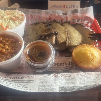 Backwoodz - Brisket Dinner, slaw, baked beans. - Barbeque Near Me - Sandston, Virginia Backwoodz - Brisket Dinner, slaw, baked beans. - Barbeque Near Me - Sandston, Virginia