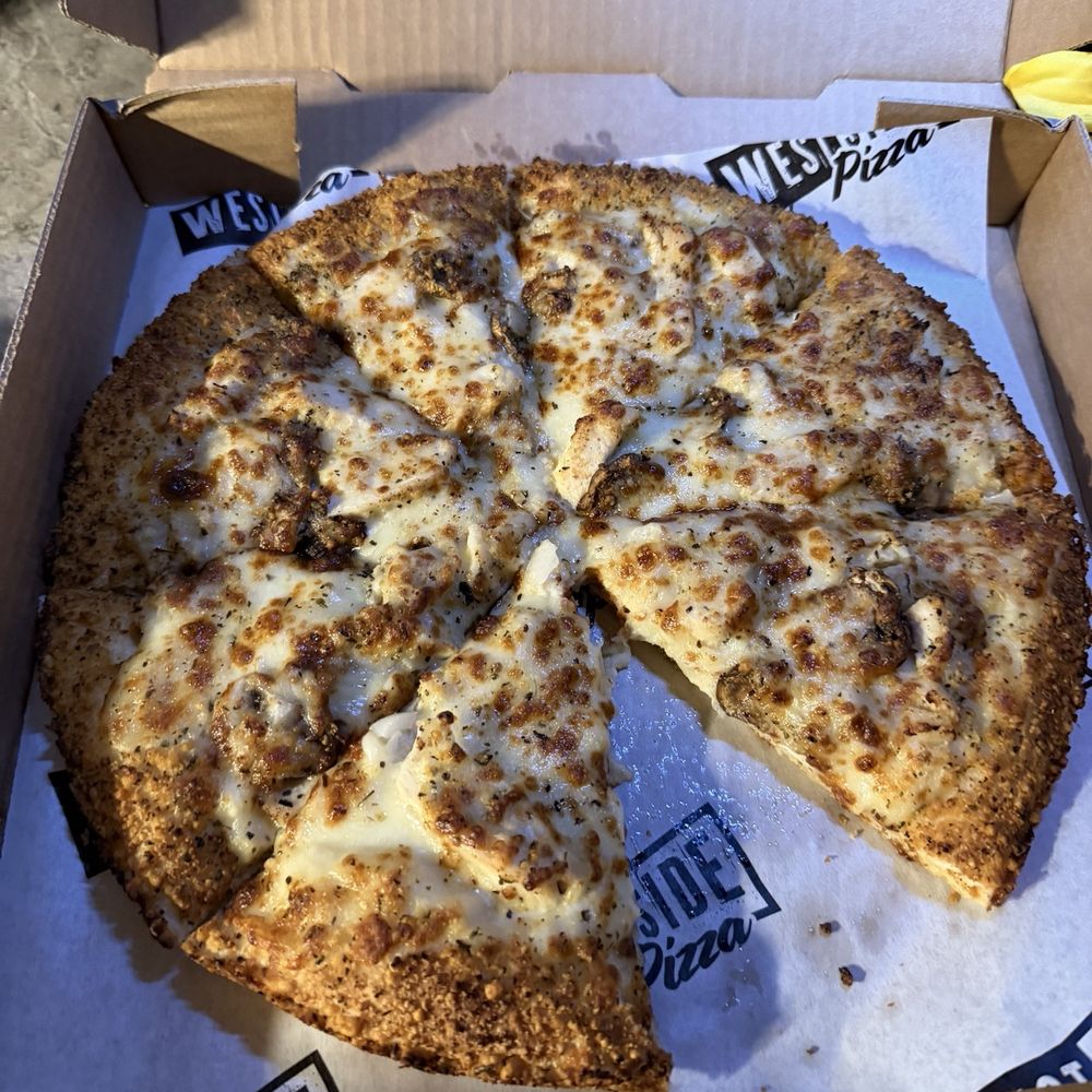 Westside Pizza - Garlic Chicken Pizza - Pizza Near Me - Colfax, Washington Westside Pizza - Garlic Chicken Pizza - Pizza Near Me - Colfax, Washington