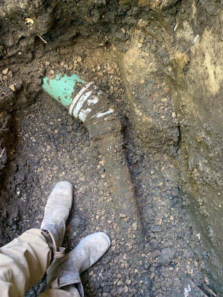 Slide of Fred & Sons Plumbing Sewer