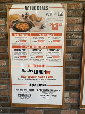 Menu photo 1 Shakey's Pizza Parlor Whittier, CA Menu photo 1 Shakey's Pizza Parlor Whittier, CA