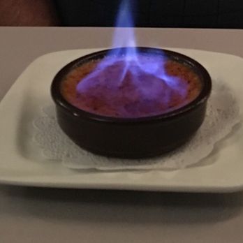Gulf Bistro - Creme Brûlée with flambé Grand Marnier - French Near Me - Largo, Florida