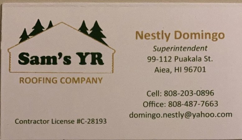 Slide of Sam's Yr Roofing