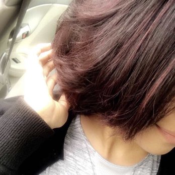 The Legacy Salon - Burgundy to add dimension to my dark hair. Done by Maris - Hair Salons Near Me - Raleigh, North Carolina The Legacy Salon - Burgundy to add dimension to my dark hair. Done by Maris - Hair Salons Near Me - Raleigh, North Carolina