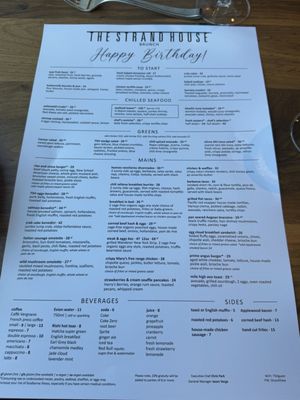 Menu photo 2 The Strand House Manhattan Beach, CA