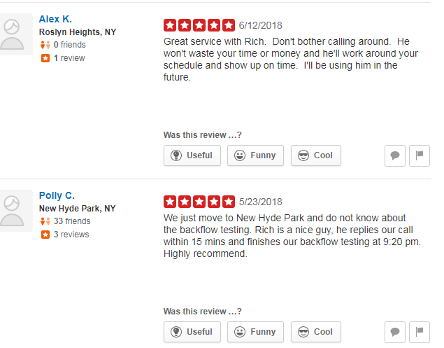 Slide of Rich's Backflow Testing For Less