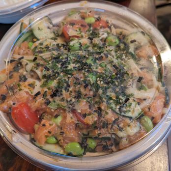 Poké House - Mountain View - Lg Miso Salmon Bowl ($24.98) - 4 stars. Great, lasted me 2 meals. Plenty of salmon, it was soft & fresh. Sat delivery dinner 2023-09-09 - Poke Near Me - Mountain View, California Poké House - Mountain View - Lg Miso Salmon Bowl ($24.98) - 4 stars. Great, lasted me 2 meals. Plenty of salmon, it was soft & fresh. Sat delivery dinner 2023-09-09 - Poke Near Me - Mountain View, California