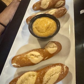 Fly Boy Brewery & Eats - Pretzels with beer cheese - Breweries Near Me - Sylvan Grove, Kansas Fly Boy Brewery & Eats - Pretzels with beer cheese - Breweries Near Me - Sylvan Grove, Kansas