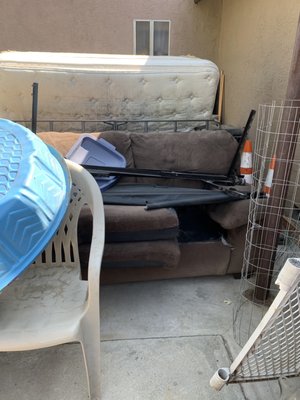 Residential Backyard Clean Out Haul Before/After - Before/After of a residential clean out and haul. Residential Backyard Clean Out Haul Before/After - Before/After of a residential clean out and haul.