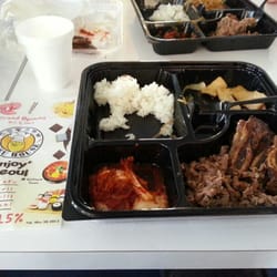 Enjoy Seoul - This place not even open yet but the to go food portion is delicious