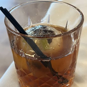 Del Primo Ristorante & Bar - Cinnamon maple old fashioned with very unique ice - Italian Near Me - Brookfield, Connecticut Del Primo Ristorante & Bar - Cinnamon maple old fashioned with very unique ice - Italian Near Me - Brookfield, Connecticut