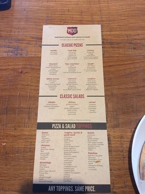 Menu photo 3 MOD Pizza Portland, OR Menu photo 3 MOD Pizza Portland, OR