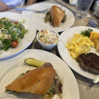 The Palms Cafe - Caesar Salad, Hamburger Patty Egg Combo, Cheese Philly Cheese Steak Sandwich - Cafes Near Me - La Quinta, California