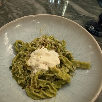 Allora - Pasta al pesto pistachio - Italian Near Me - Grand Rapids, Michigan